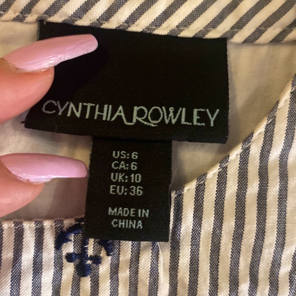 Cynthia rowley us6 us size 6 nautical anchor dress - Picture 2 of 5